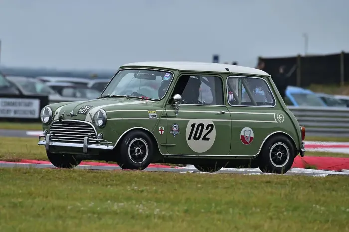 Framed Print : CM35 9338 Ryck Turner, Austin Mini Cooper S