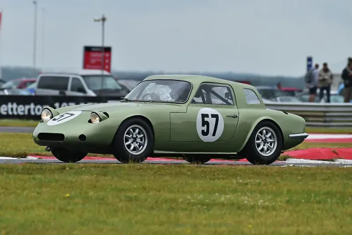 Framed Print : CM35 9347 Ian McDonald, Lotus Elan Costin