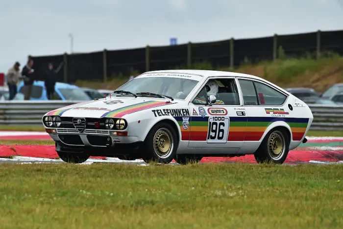Framed Print : CM35 9354 Jonny Horsfield, Alfa Romeo Alfetta GTV