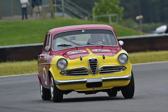 Framed Print : CM35 9691 Tom Shephard, Alfa Romeo Giulietta Ti