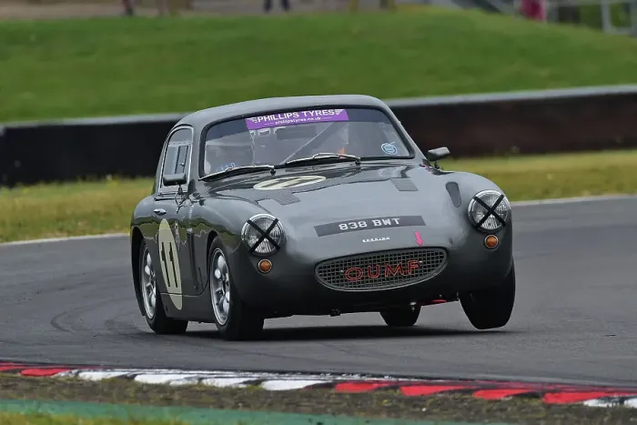 Framed Print : CM35 9693 Ding Boston, Austin Healey Sebring Sprite