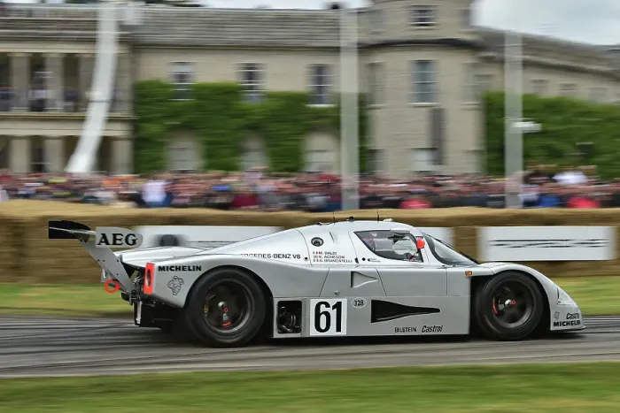 Rights Managed : CM36 0102 Kenny Acheson, Sauber-Mercedes C9 Rights Managed : CM36 0102 Kenny Acheson, Sauber-Mercedes C9