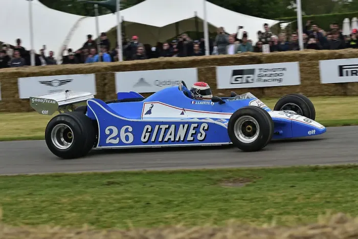 Rights Managed : CM36 0215 Stefano Macaluso, Monica Macaluso, Ligier-Cosworth JS11 Rights Managed : CM36 0215 Stefano Macaluso, Monica Macaluso, Ligier-Cosworth JS11