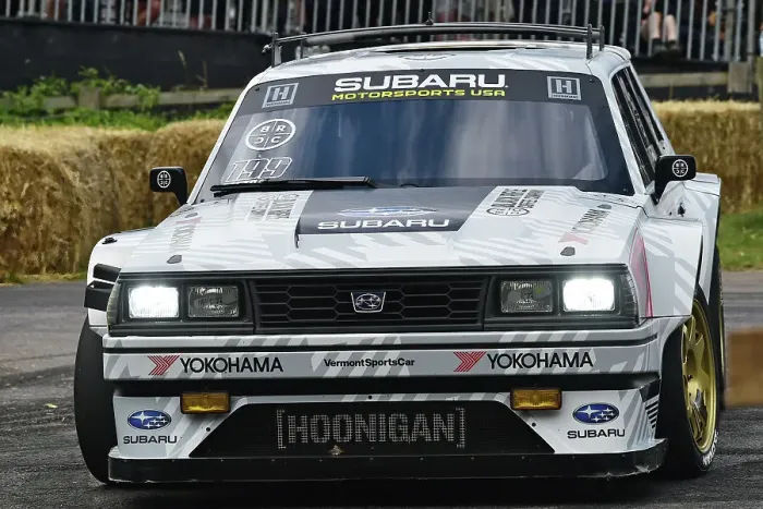 Rights Managed : CM36 0377 Travis Pastrana, Subaru GL Wagon Huckster Rights Managed : CM36 0377 Travis Pastrana, Subaru GL Wagon Huckster
