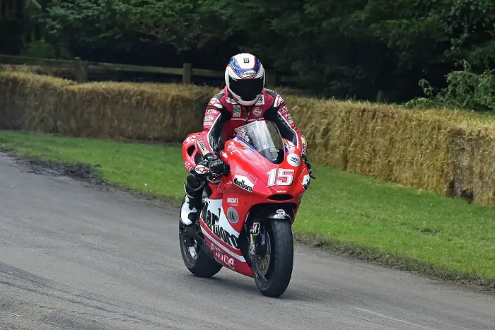 Rights Managed : CM36 0595 Shaun Goverd, Andrew Caddick, Ducati Desmosedici GP6 Rights Managed : CM36 0595 Shaun Goverd, Andrew Caddick, Ducati Desmosedici GP6
