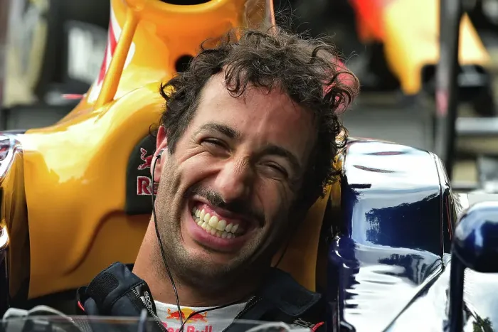 Rights Managed : CM36 0691 The ever smiling Daniel Ricciardo, Red Bull Racing-Renault RB7 Rights Managed : CM36 0691 The ever smiling Daniel Ricciardo, Red Bull Racing-Renault RB7