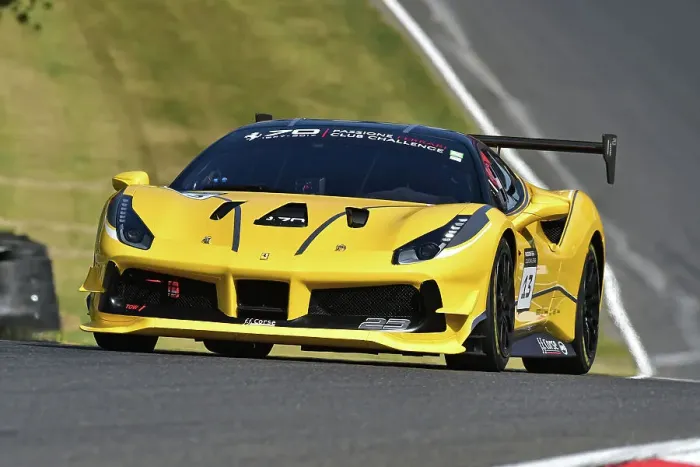 Framed Print : CM36 0752 Tim Snowden, Ferrari 488 Challenge Framed Print : CM36 0752 Tim Snowden, Ferrari 488 Challenge