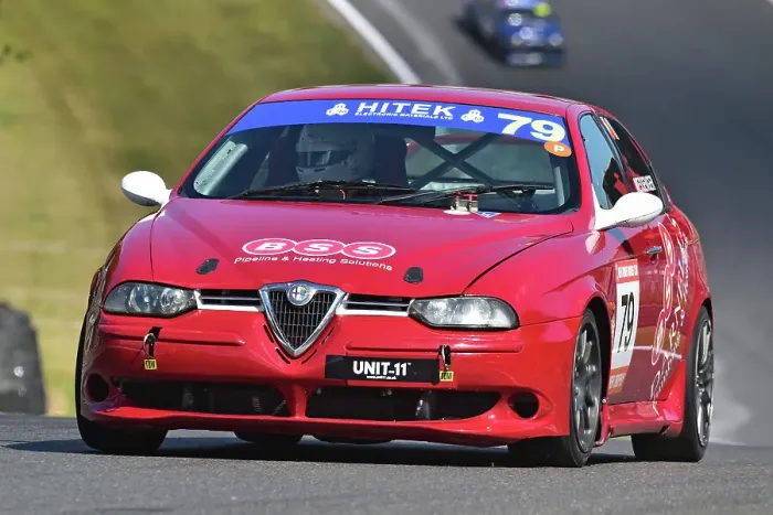 Framed Print : CM36 0772 Dave Messenger, Alfa Romeo 156 V6