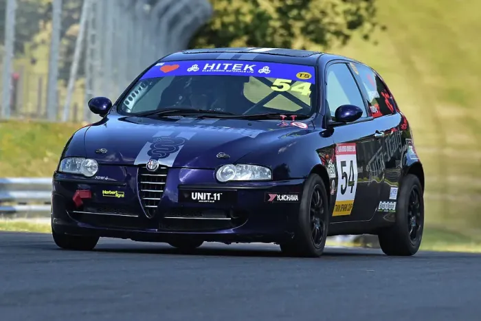 Framed Print : CM36 0787 Adrian Norman, Alfa Romeo 147