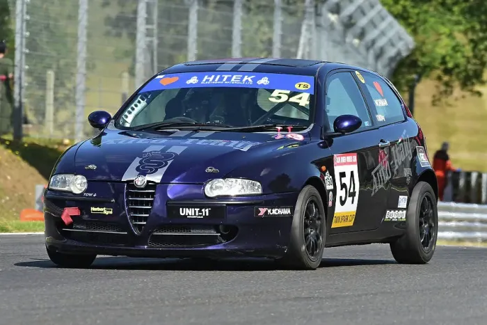 Framed Print : CM36 0823 Adrian Norman, Alfa Romeo 147 Framed Print : CM36 0823 Adrian Norman, Alfa Romeo 147