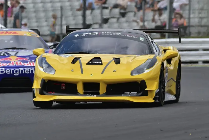 Framed Print : CM36 0977 Tim Snowden, Ferrari 488 Challenge Framed Print : CM36 0977 Tim Snowden, Ferrari 488 Challenge