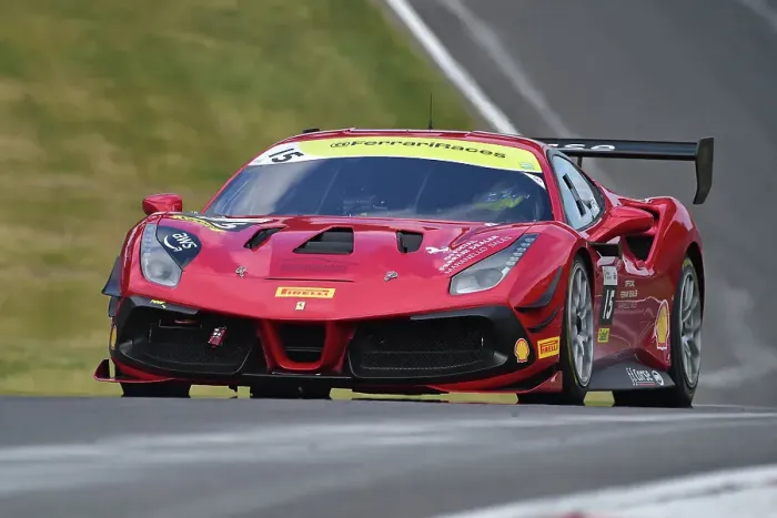 Framed Print : CM36 1029 Stuart Marston, Ferrari 488 Challenge Evo