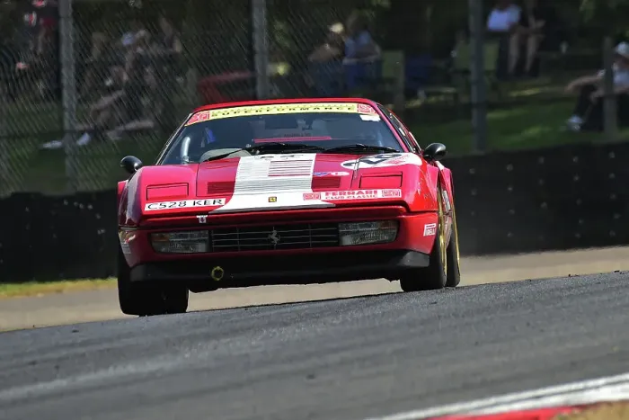 Framed Print : CM36 1073 Myles Poulton, Ferrari 328 GTS
