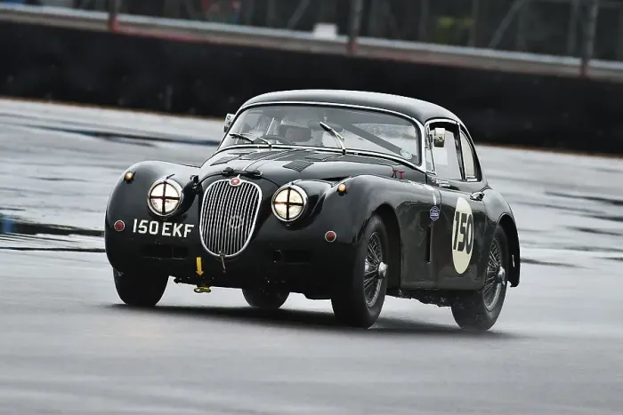 Framed Print : CM36_1436 Claire Keith-Lucas, Andrew Keith Lucas, Jaguar XK150S FHC.jpg