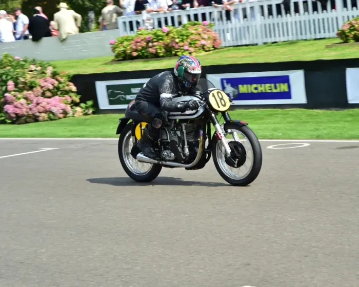 Rights Managed : CM4 8385 Steve Plater, Glen English, Norton Manx