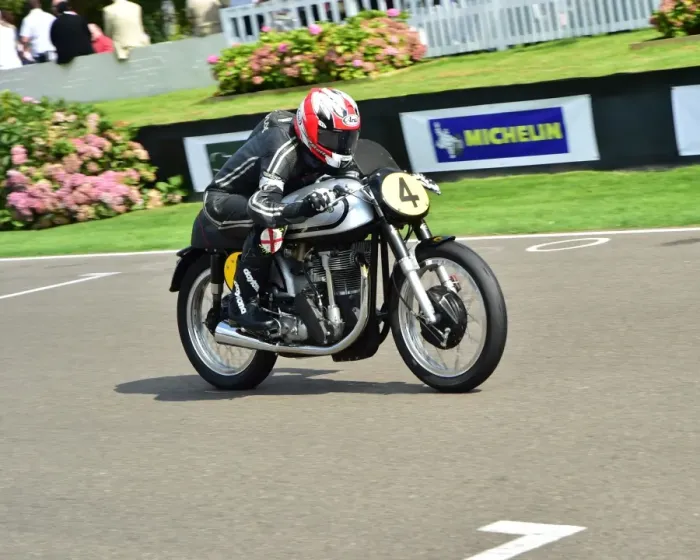 Rights Managed : CM4 8415 Scott Smart, Glen Richards, Norton Manx Rights Managed : CM4 8415 Scott Smart, Glen Richards, Norton Manx