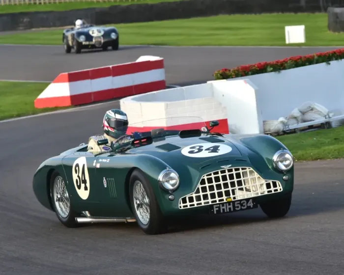 Framed Print : CM4 8782 Mark Midgley, Aston Martin DB3, FHH 534 Framed Print : CM4 8782 Mark Midgley, Aston Martin DB3, FHH 534