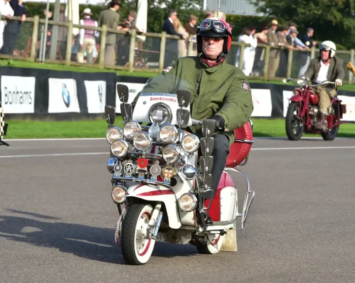 Rights Managed : CM4 9067 Mods on scooters Rights Managed : CM4 9067 Mods on scooters