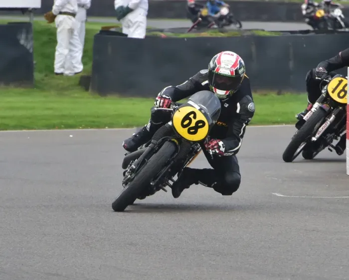 Rights Managed : CM4 9184 Michael Rutter, Michael Russell, Velocette MSS