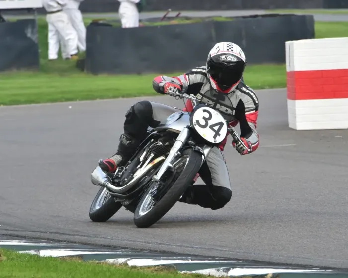 Rights Managed : CM4 9249 Kevin Schwantz, Rodney O Connor, Norton Manx Rights Managed : CM4 9249 Kevin Schwantz, Rodney O Connor, Norton Manx