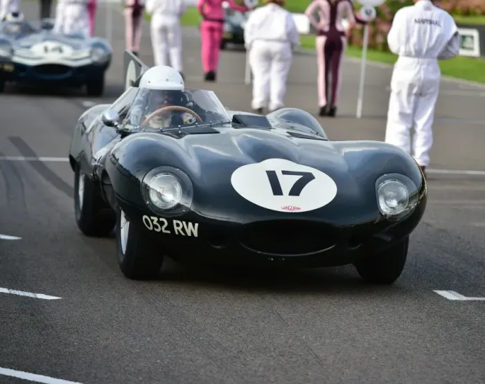 Rights Managed : CM4 9634 Gary Pearson, Jaguar D-Type Long Nose, 032 RW