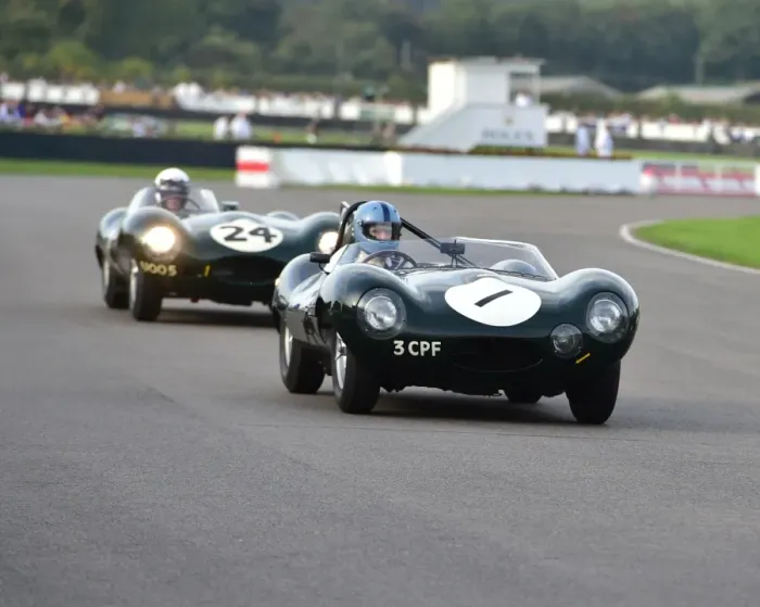 Rights Managed : CM4 9674 Lukas Huni, Jaguar D-Type, 3 CPF Rights Managed : CM4 9674 Lukas Huni, Jaguar D-Type, 3 CPF
