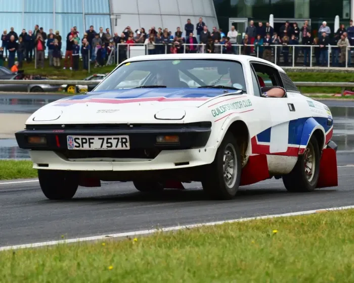 Framed Print : CM5 3079 Robert Clayson, Triumph TR7 V8, SPF 757 R, Guildford Motor Club
