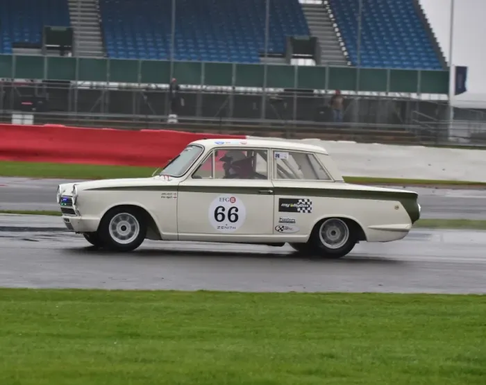 Framed Print : CM5 3869 John Avill, Ford Lotus Cortina