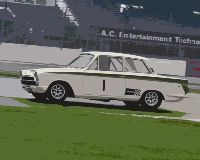 Framed Print : CM5 3877 Tim Davies, Ford Lotus Cortina, CNR 76 C Framed Print : CM5 3877 Tim Davies, Ford Lotus Cortina, CNR 76 C