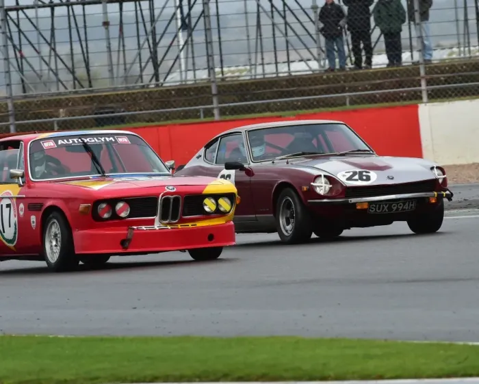 Framed Print : CM5 4124 Paul Stafford, Datsun 240Z, SUX 994 H, William Jenkins, BMW 3-0 CSL