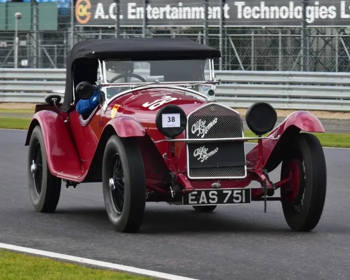 Framed Print : CM6 0267 Alex Pilkington, Alfa Romeo 6C 1750, EAS 751