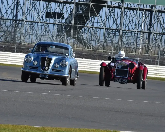 Framed Print : CM6 0691 Peter Harding, Lancia Aurelia B20 GT, Alex Pilkington, Alfa Romeo 6C 1750