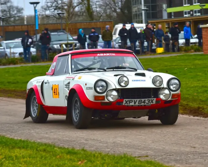 Framed Print : CM6 1101 Mick Wood, Fiat Abarth 124 rally Framed Print : CM6 1101 Mick Wood, Fiat Abarth 124 rally