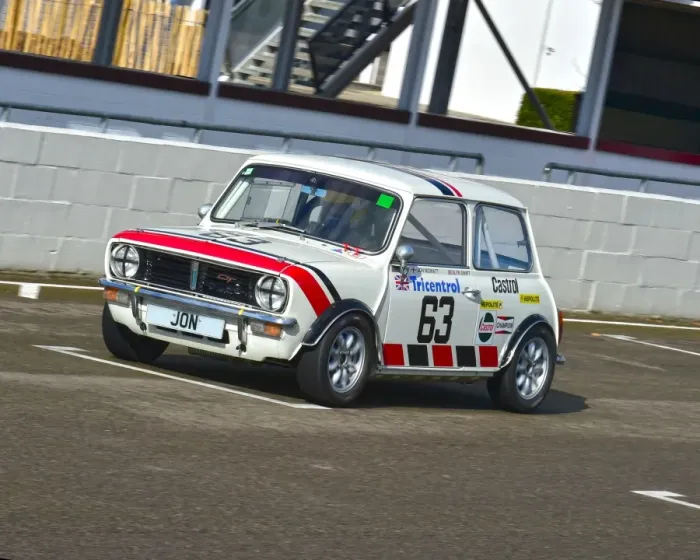 Rights Managed : CM6 2093 Glyn Swift, Jon Mowatt, Mini 1275GT Rights Managed : CM6 2093 Glyn Swift, Jon Mowatt, Mini 1275GT