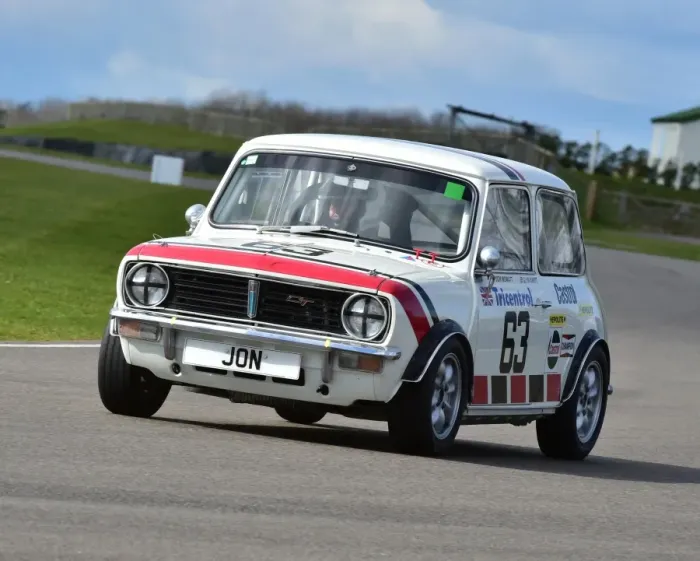 Rights Managed : CM6 2180 Glyn Swift, Jon Mowatt, Mini 1275GT Rights Managed : CM6 2180 Glyn Swift, Jon Mowatt, Mini 1275GT