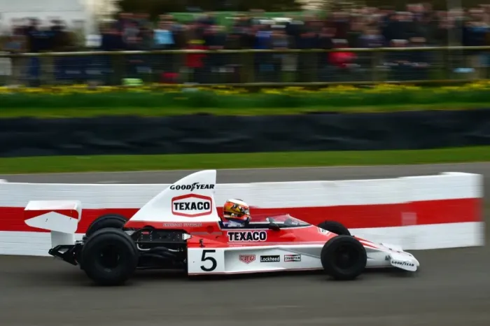 Rights Managed : CM6 2933 Stoffel Vandoorne, McLaren-Cosworth M23 Rights Managed : CM6 2933 Stoffel Vandoorne, McLaren-Cosworth M23