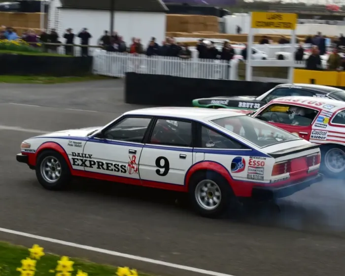 Rights Managed : CM6 3531 Tiff Needell, Peter Mallett, Rover 3500 SD1 Rights Managed : CM6 3531 Tiff Needell, Peter Mallett, Rover 3500 SD1