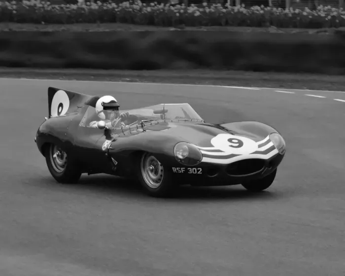 Rights Managed : CM6 3831bw Christian Glaesel, Jaguar D-Type, Long nose Rights Managed : CM6 3831bw Christian Glaesel, Jaguar D-Type, Long nose