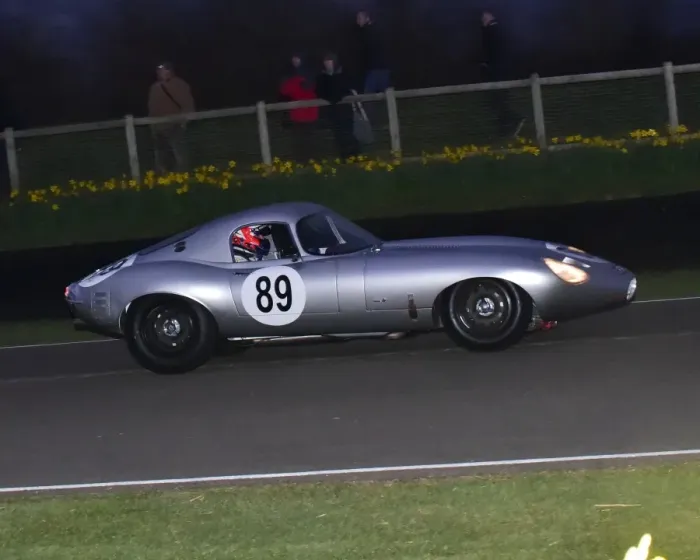 Rights Managed : CM6 3932 Mike Wrigley, Alasdair McCaig, Jaguar E-Type lightweight lowdrag coupe Rights Managed : CM6 3932 Mike Wrigley, Alasdair McCaig, Jaguar E-Type lightweight lowdrag coupe