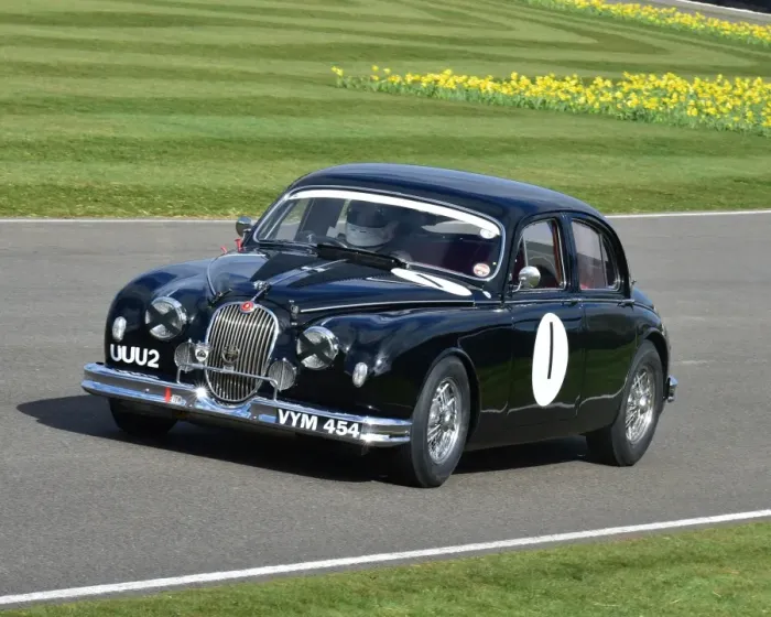 Rights Managed : CM6 4199 Andy Wallace, Jaguar Mk 1