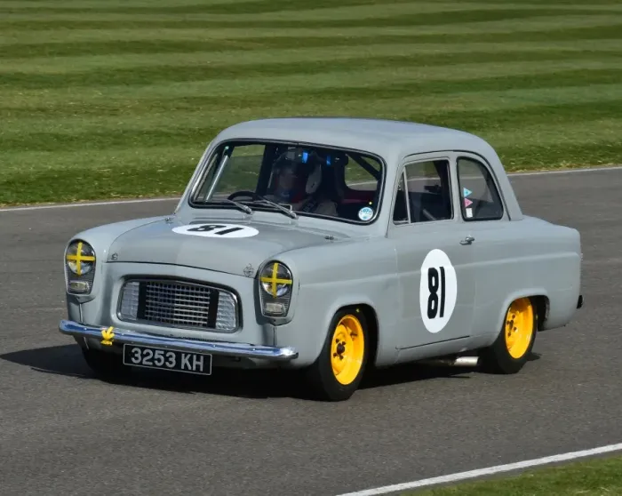 Rights Managed : CM6 4214 Edmund Glaister, Ford Anglia 100E Rights Managed : CM6 4214 Edmund Glaister, Ford Anglia 100E