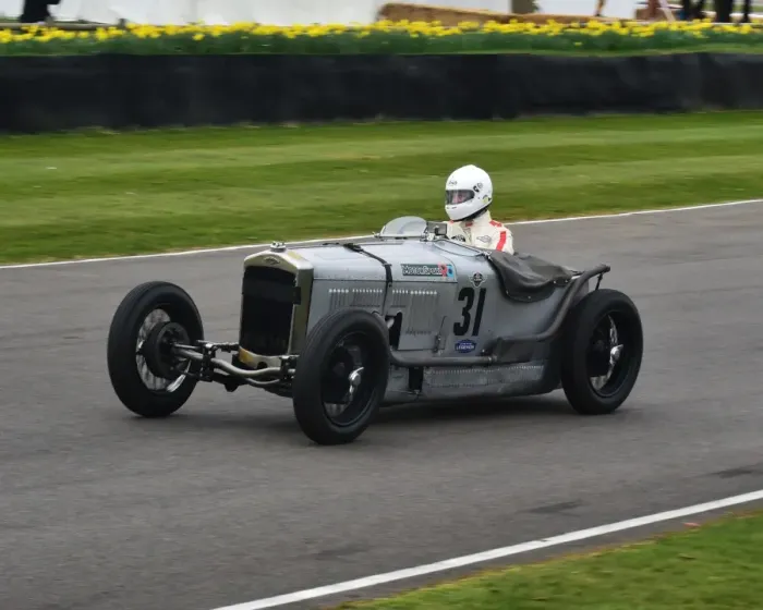 Rights Managed : CM6 4798 Fred Wakeman, Frazer Nash TT replica Rights Managed : CM6 4798 Fred Wakeman, Frazer Nash TT replica