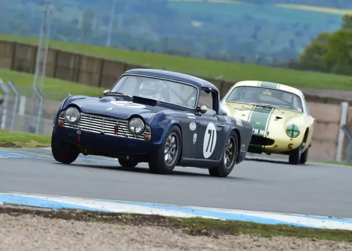 Framed Print : CM7 3923 Alan Ross-Jones, Mark Hales, Triumph TR4