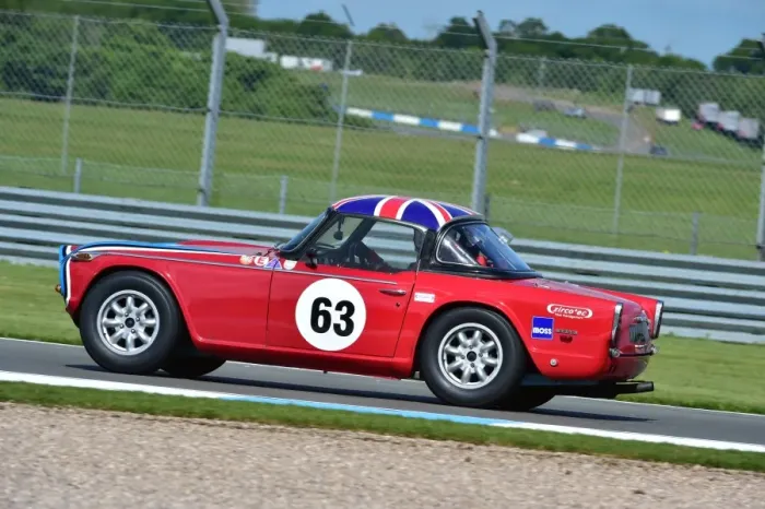 Framed Print : CM7 9961 Colin Sharp, Triumph TR5