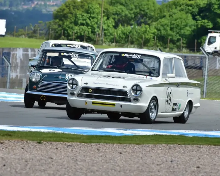 Framed Print : CM8 0387 Mark Davies, Ford Lotus Cortina Framed Print : CM8 0387 Mark Davies, Ford Lotus Cortina