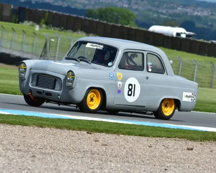 Framed Print : CM8 0409 Ed Glaister, Ford Anglia 100E