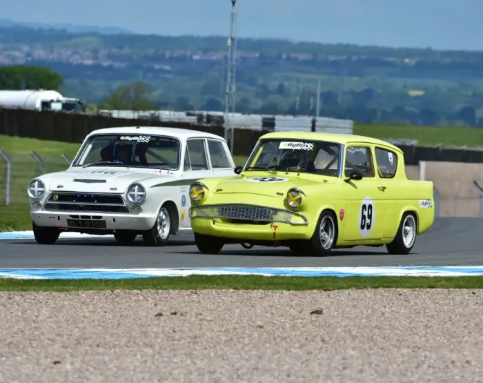 Framed Print : CM8 0491 Bob Bullen, Ford Anglia 105E Framed Print : CM8 0491 Bob Bullen, Ford Anglia 105E