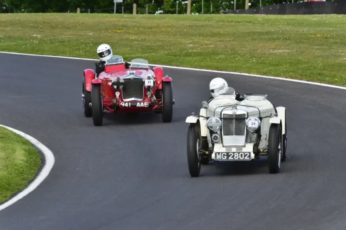 Framed Print : CM8 4039 Charles Jones, MG Magna, Tim Rides, Riley 12-4 Special Framed Print : CM8 4039 Charles Jones, MG Magna, Tim Rides, Riley 12-4 Special