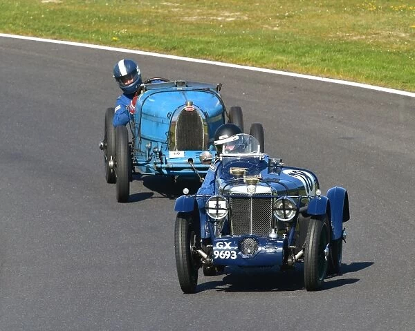 CM8 4089 Duncan Potter, MG Montlhery Midget, Philip Bewley, Bugatti T35