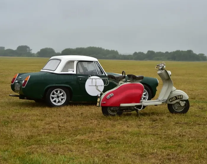 Framed Print : CM8 5806 Lambretta and Sprite